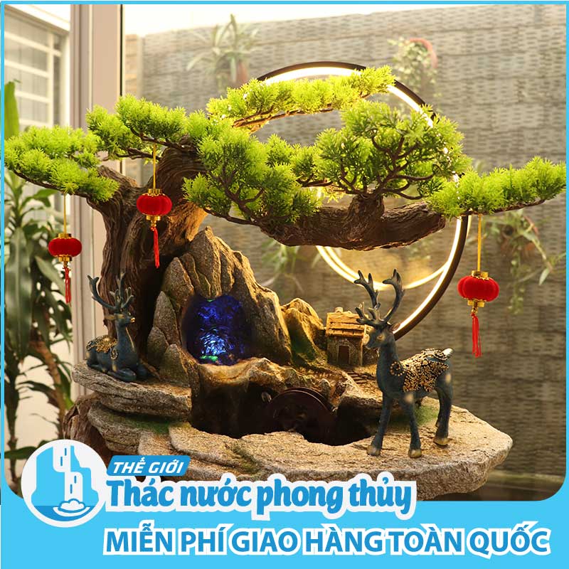 Thác nước phong thuỷ tiểu cảnh cỡ lớn TN03-324