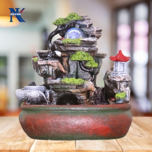 Thác Nước Phong Thuỷ Để Bàn Tn01-208 Thác Nước Phong Thuỷ Để Bàn Tn01-208