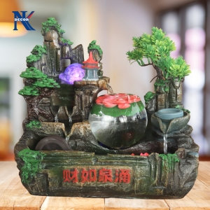 Thác Nước Phong Thuỷ Để Bàn Tn01-215 Thác Nước Phong Thuỷ Để Bàn Tn01-215