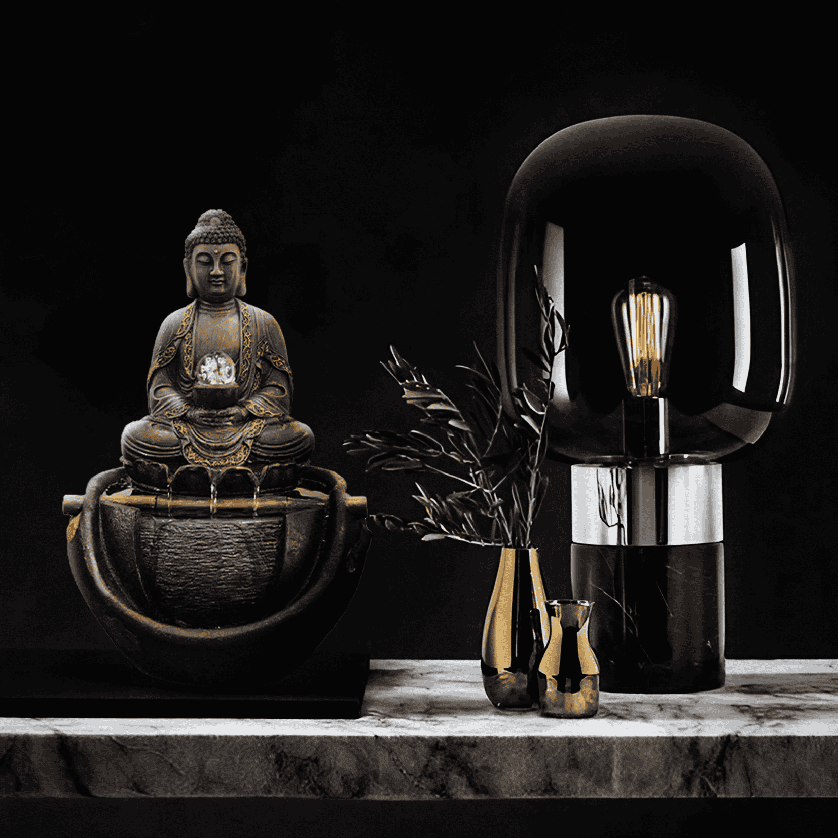 Thác Nước Phong Thủy Để Bàn Thác Nước Phong Thủy Để Bàn